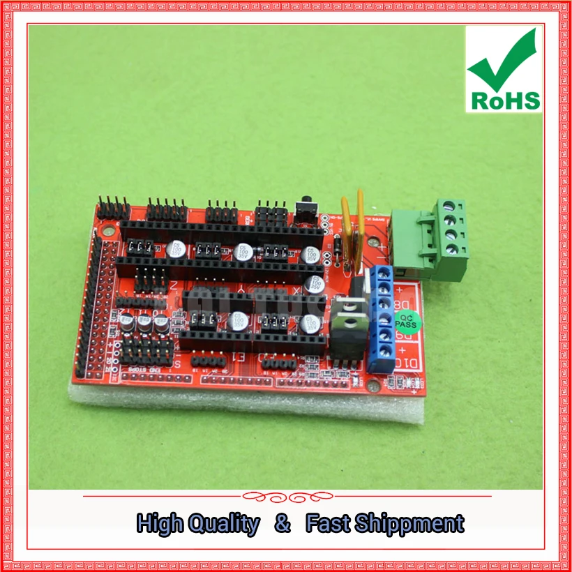 RAMPS для 3D-принтера 0 24 КГ контроль платы принтера Reprap (D5B1) | Электронные компоненты