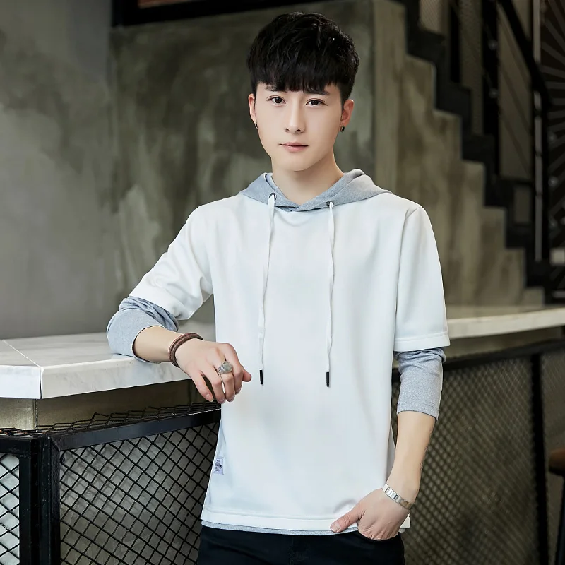 Толстовки мужские осенние пуловеры новая брендовая Весенняя Мужская толстовка