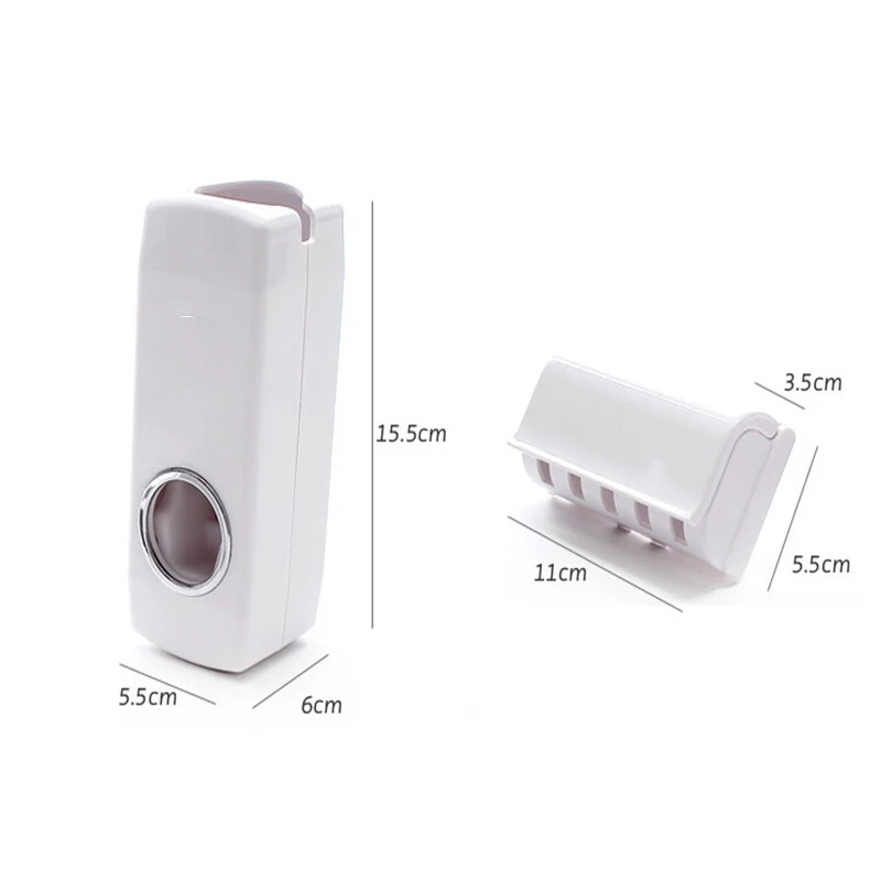 1 комплект Автоматический Диспенсер зубной пасты держатель для щетки настенное
