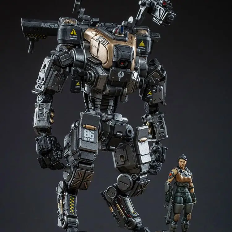 in-stock 1/25 JOYTOY Аниме Фигурки игрушки Трансформация Робот Бог войны 86 серебро Коллекционное издание подарок - Цвет: in-stock