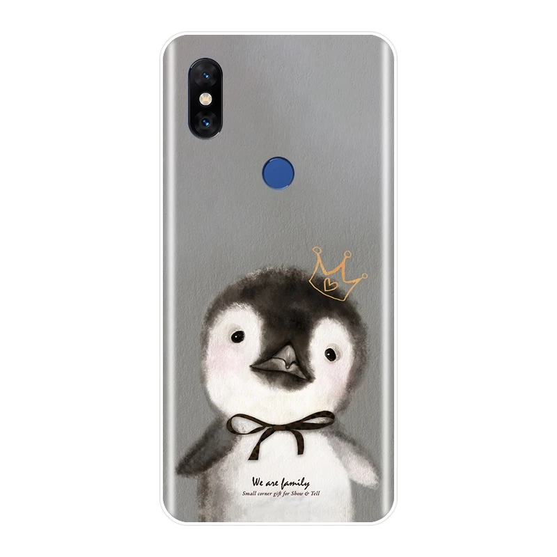ТПУ розовая свинья кошка Медведь Кролик Альпака задняя крышка для Xiaomi mi Note mi x 1 2 2S 3 Мягкий силиконовый чехол для телефона для Xiaomi mi Max 1 2 3