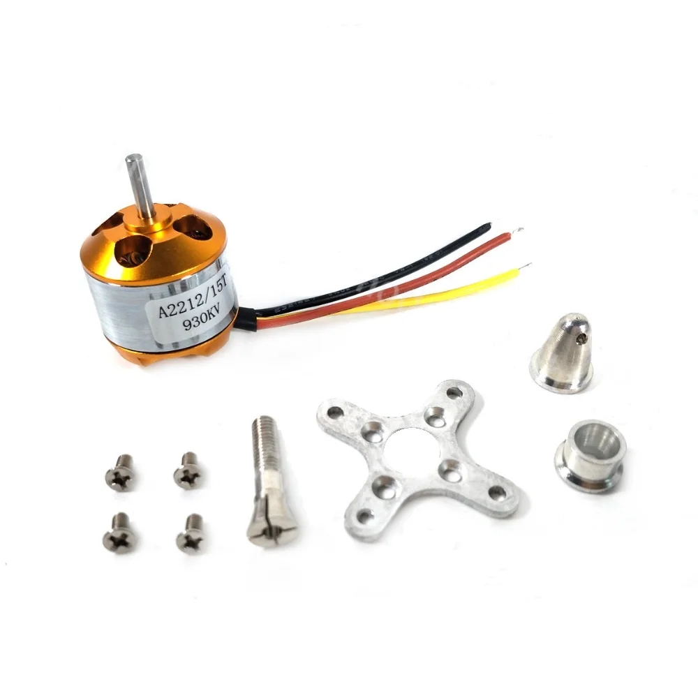 1 двигатель Drone stuk A2212 930KV 1000KV 1400KV 2200KV 2450KV Borstelloze voor RCQuad ротор Мультикоптер Vliegtuigen |