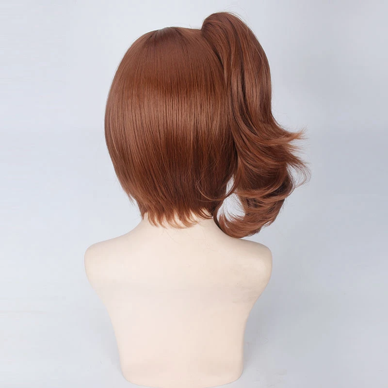 

Brothers Conflict Asahina Ema for Women Cosplay Wigs Medium Long Heat Resistant Synthetic Wig for Female Fake Hair Wig Brown