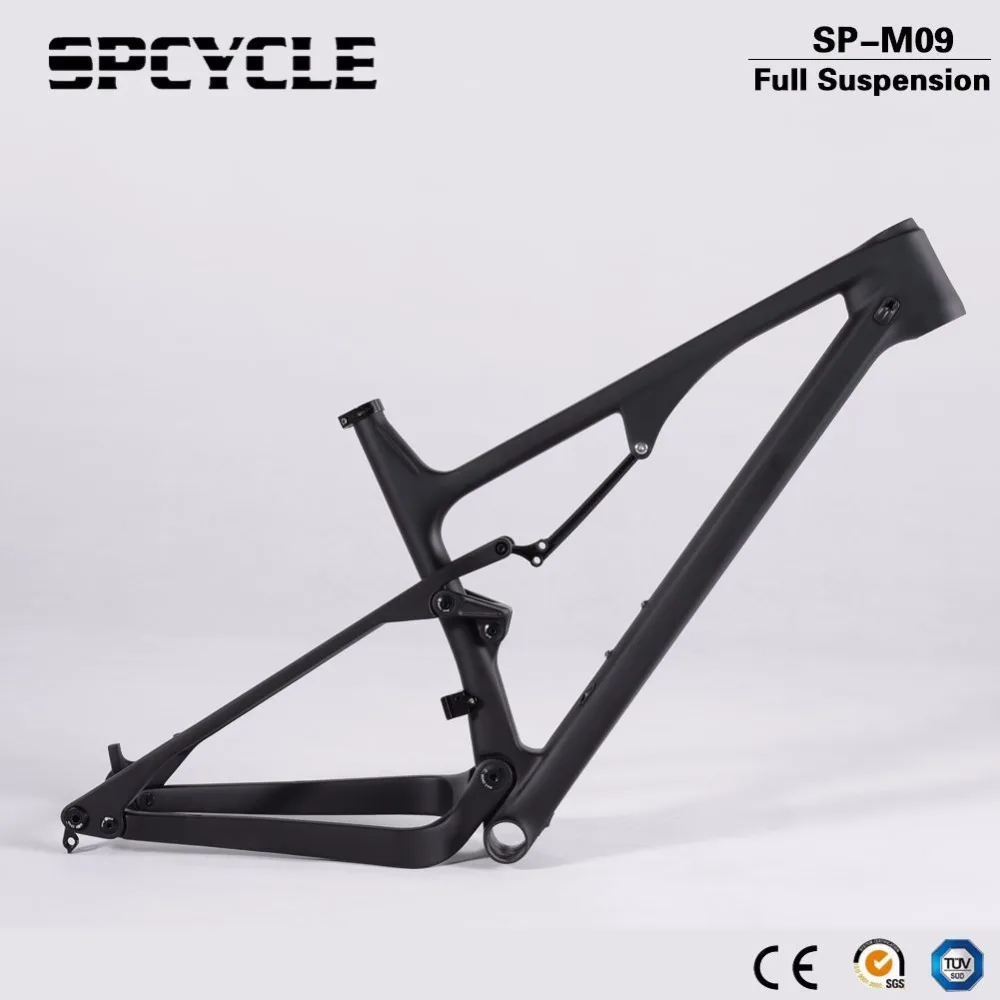 Карбоновая полная подвеска Spcycle 148*12 мм Boost 27.5er 29er XC карбоновая рама для горного