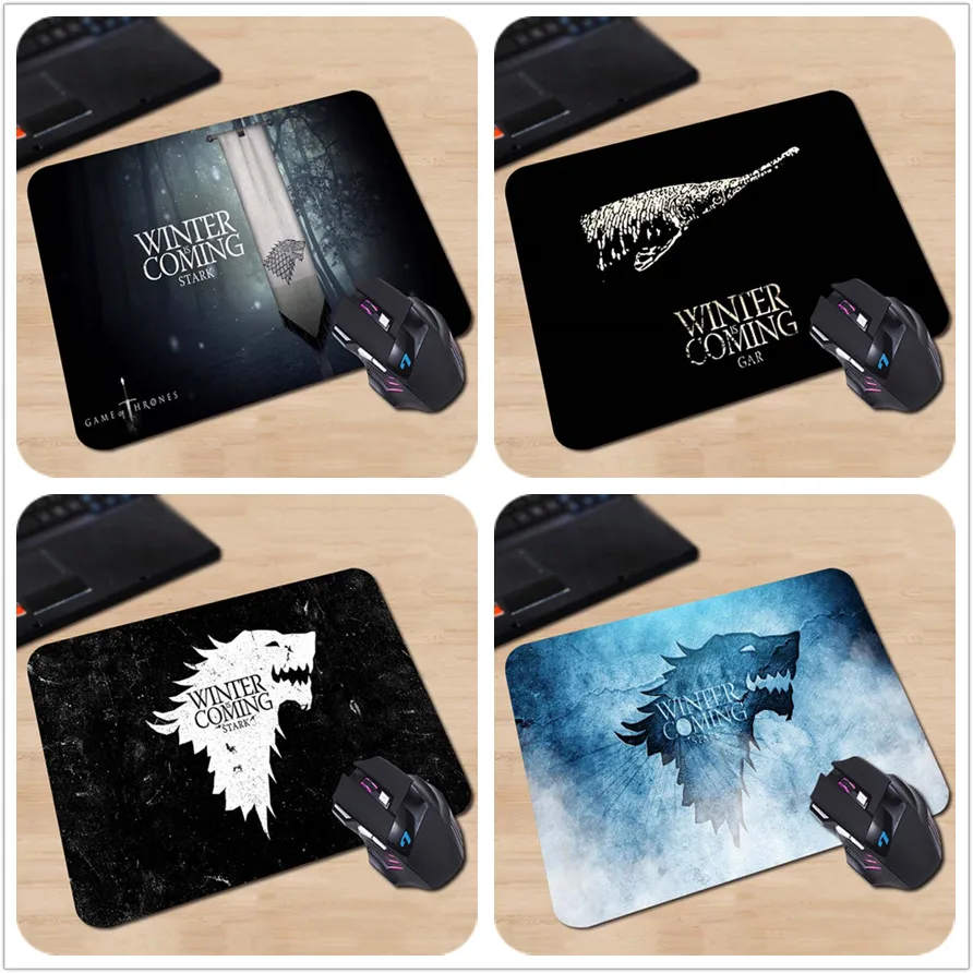Babaite 250x290x2mm High Quality Customized Mouse Pad Stark Winter is Coming Computer Notebook Durable Non-slip Mice Mat | Компьютеры и