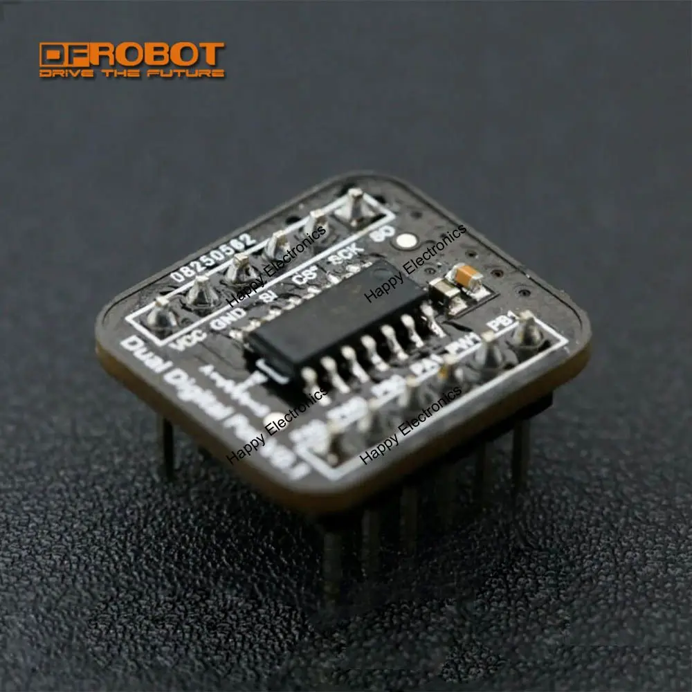 DFRobot низкая мощность двойной цифровой потенциометр 3 В/5 В MCP42100 100 к для LED DC