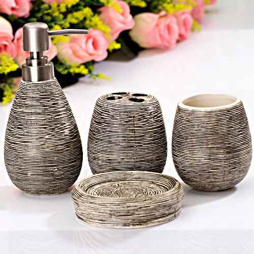 

1SET Ceramic Straw Pattern Bathroom Bath Soap Dish Dispenser Creative Home Accessories Home Bath Storage Organizer Shelf ME 034