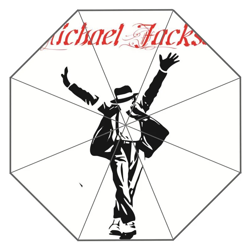 Umbrella Изготовленный на заказ Зонт с произведением искусства Майкл Джексон солнечный и дождливый солнцезащитный анти-УФ зонтик# QA0008JK - Цвет: Umbrella