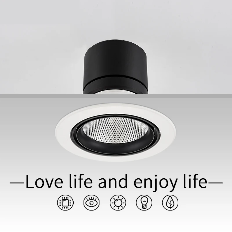 SCON AC110-240V led 25 Вт светильник встроенный COB CREE лампа Интеллектуальный диммер scr 0~ 10 затемнения CRI Ra> 85 Современное Внутреннее освещение
