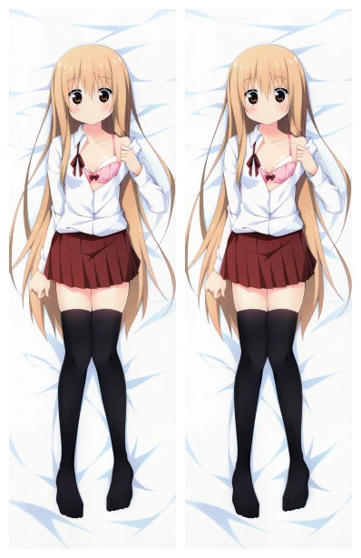 Japanese cartoon anime pillow cover body life-sized cute pillowcase Himouto! Umaru-chan case 50cmx150cm | Дом и сад