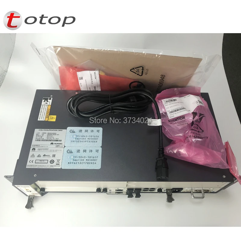 Оригинальный huawei MA5608T GPON или EPON OLT 2 * MCUD плата управления 1 MPWD питания и 1*16 портов GPFD
