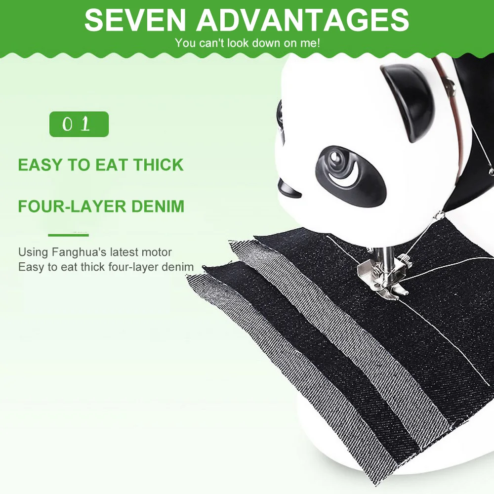 Бытовая мини швейная машина маленькая Автоматическая многофункциональная