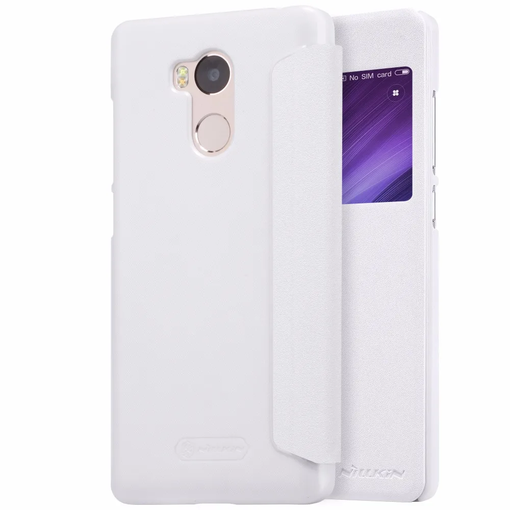 Чехол для Xiaomi redmi 4 pro чехол Nillkin prime блестящий кожаный | Мобильные телефоны и