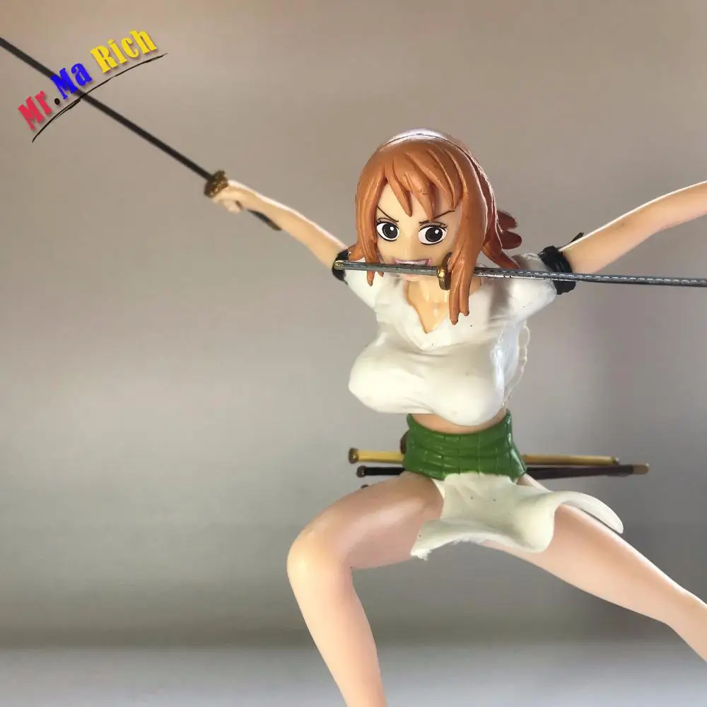 Одна штука Roronoa Zoro x Nami сексуальные ПВХ Фигурки Коллекционная модель куклы