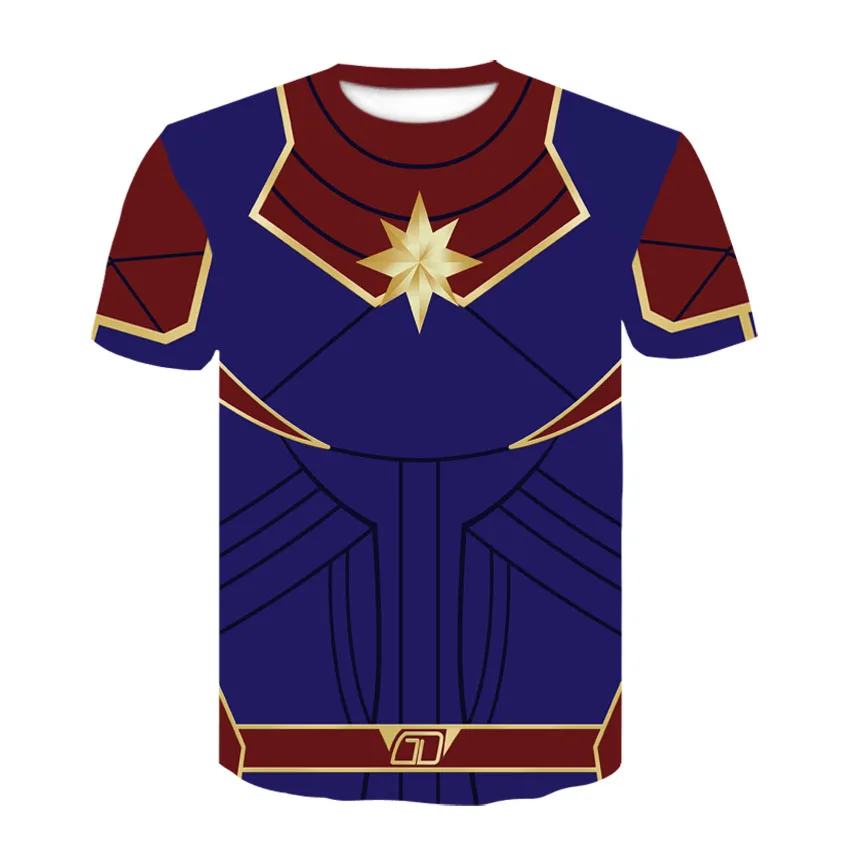 Summer 2019 men's t-shirts avengers 4 final Cosplay quantum kingdom 3d-printed and women's short-sleeved | Мужская одежда