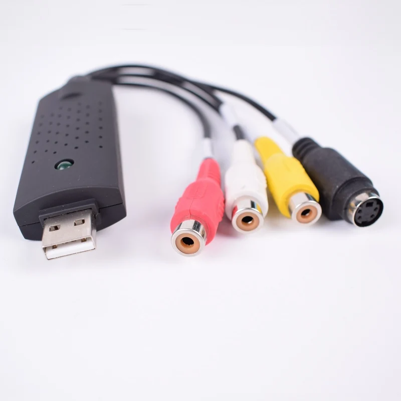 USB 2 0 к RCA кабель адаптер конвертер Захват аудио видео карты Кабели для ПК ТВ DVD VHS