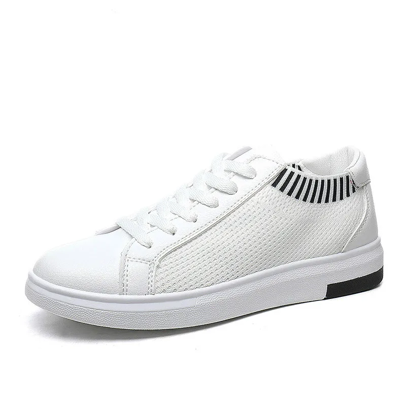 Brand Women's Shoes 2018 New Summer Style College Elegant White Casual Breathable Mesh | Обувь