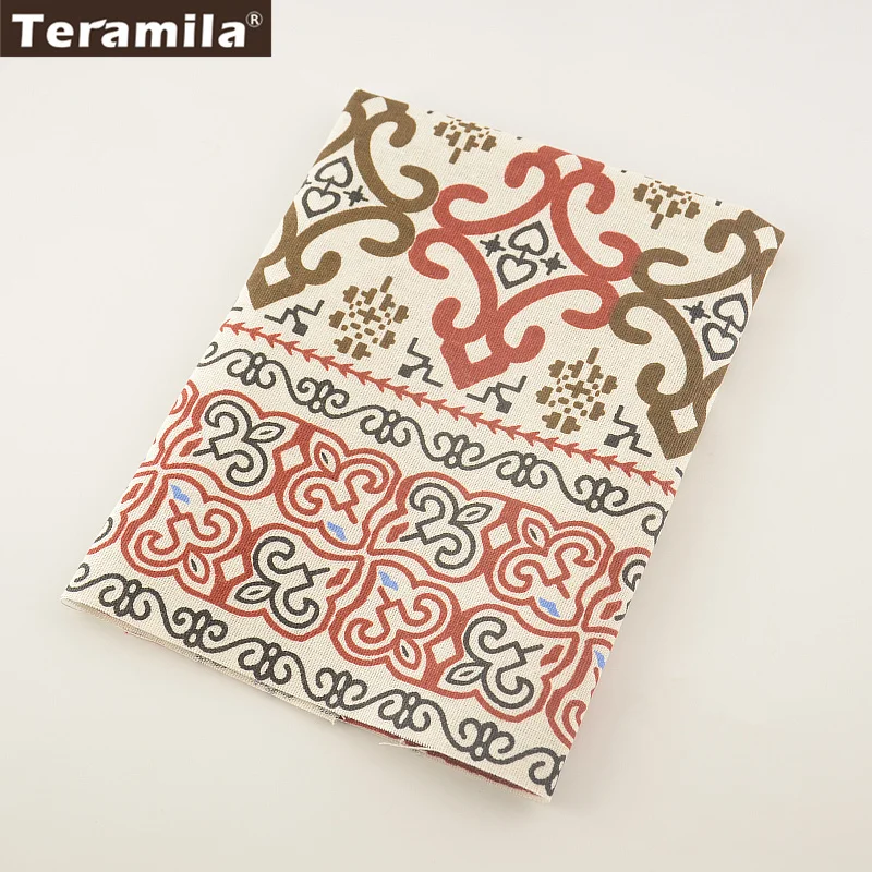 Chinese knot Home Textile Cotton Linen Fabric Sewing Material Tissu TERAMILA Tablecloth Pillow Bag Curtain Cushion | Дом и сад