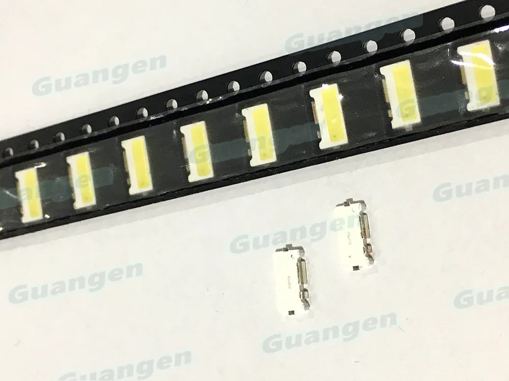 500 шт./лот 7032 SMD боковой светодиодный холодный белый 0,7 Вт 3 в для ЖК-подсветки для SAMSUNG A150GKCBBUP5A