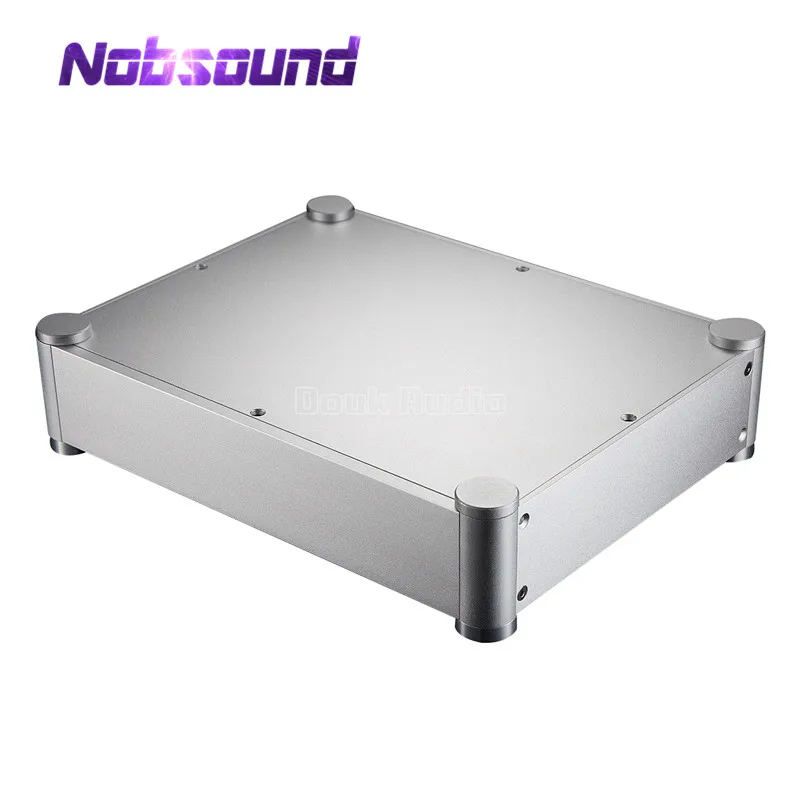 Коробка усилителя Nobsound для наушников чехол DAC алюминиевый корпус серебристого