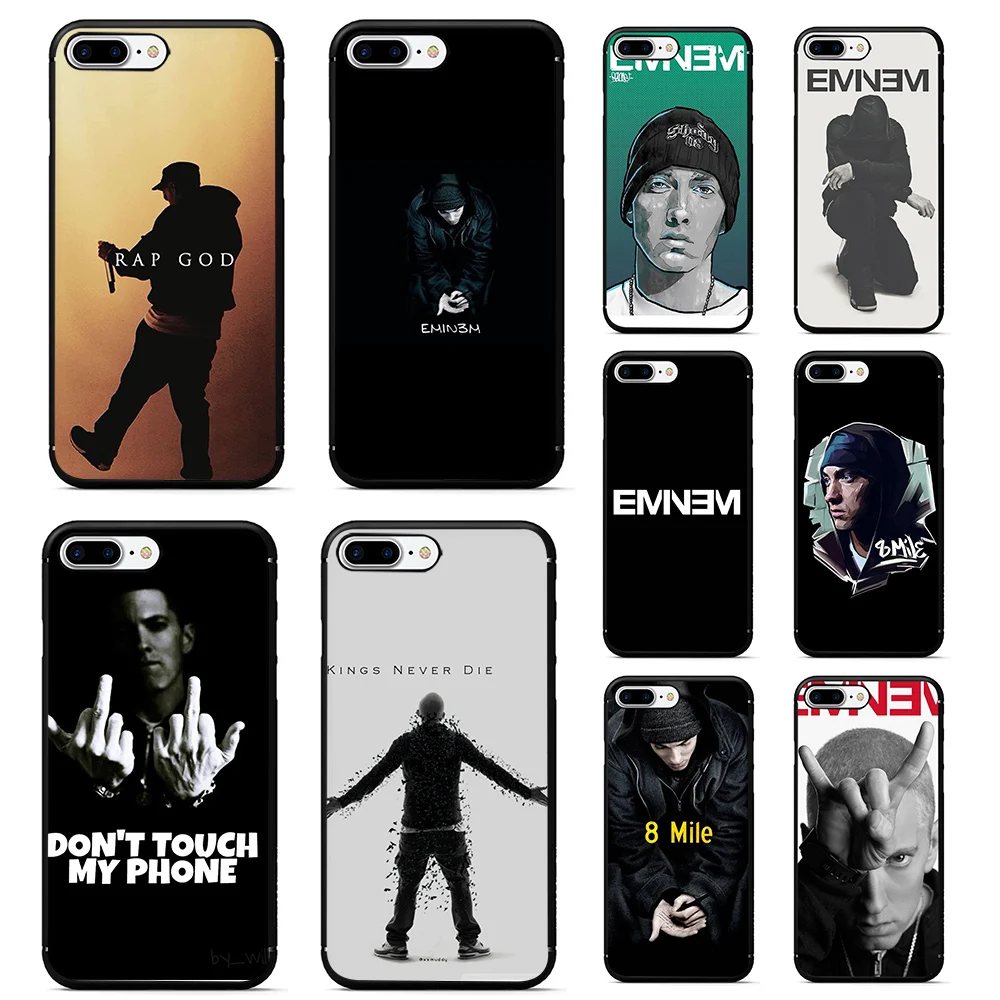 Хип-хоп рэппер Eminemcase для iphone 7 plus мягкий ТПУ чехол телефона чехлы 6 6s X XR XS MAX coque fundas |