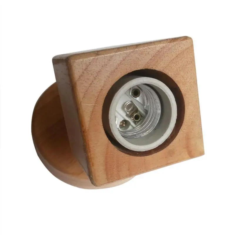 Промышленный настенный светильник Лофт винтажный прикроватный деревянная лампа