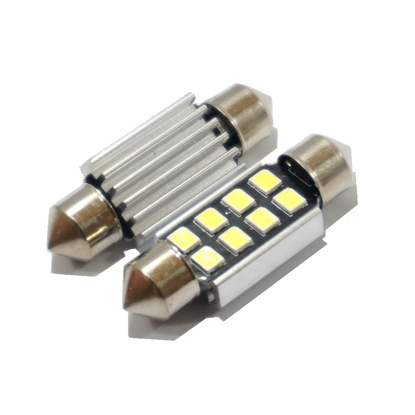 20 X LED 36 мм белый CANbus C5W лампы 2835SMD интерьерные светильники номерного знака для BMW E39