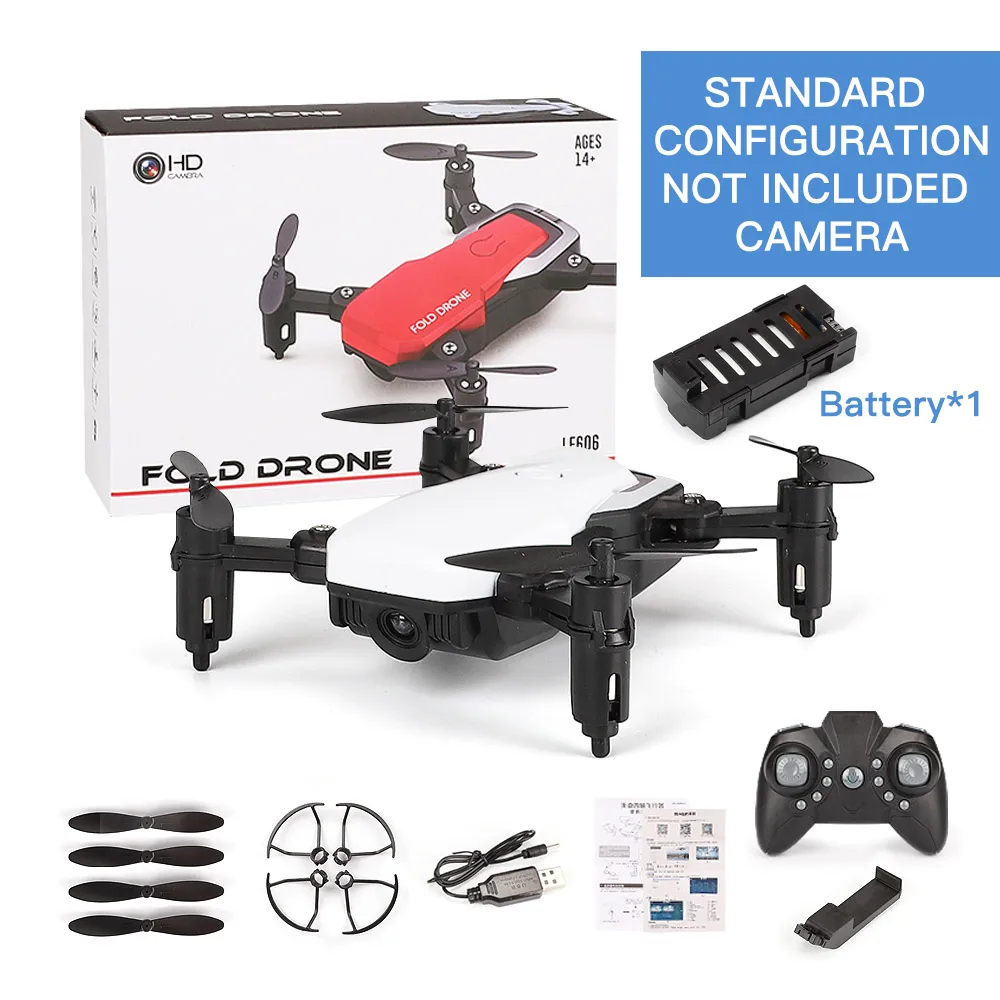 EBOYU LF606 2,4 ГГц мини складной Радиоуправляемый Дрон 720 P/480 P WiFi FPV RC Дрон удерживающий высоту Безголовый режим один ключ возврат Радиоуправляемый квадрокоптер RTF - Цвет: Standard W1