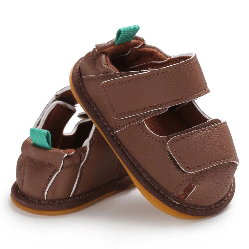 2018 Summer Boys Sandals Fashion PU Solid Color Soft Sole Kid First Walkers Hot Selling Child Crib Shoes Comfortable | Мать и ребенок