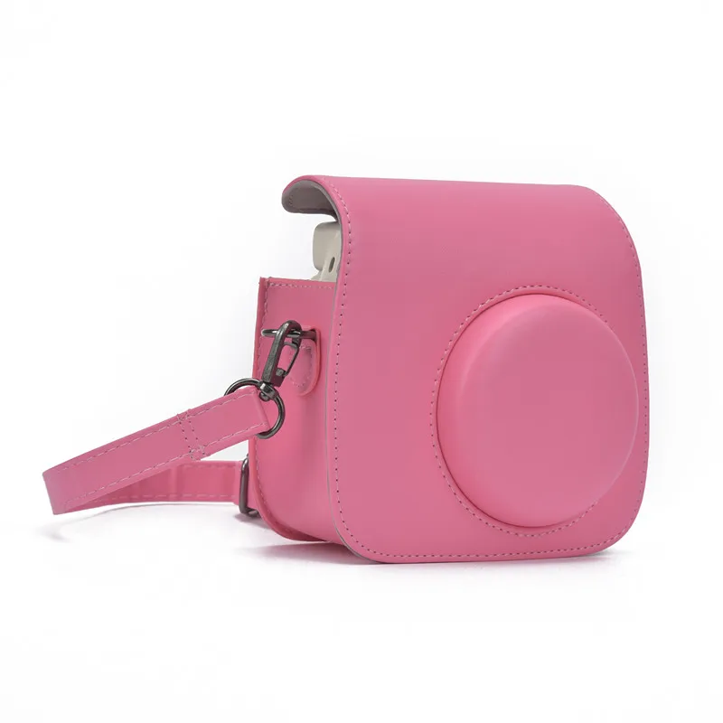 Для Fujifilm Instax Mini 8 Camera Plus 9 чехол из искусственной кожи с плечевым ремнем прозрачный
