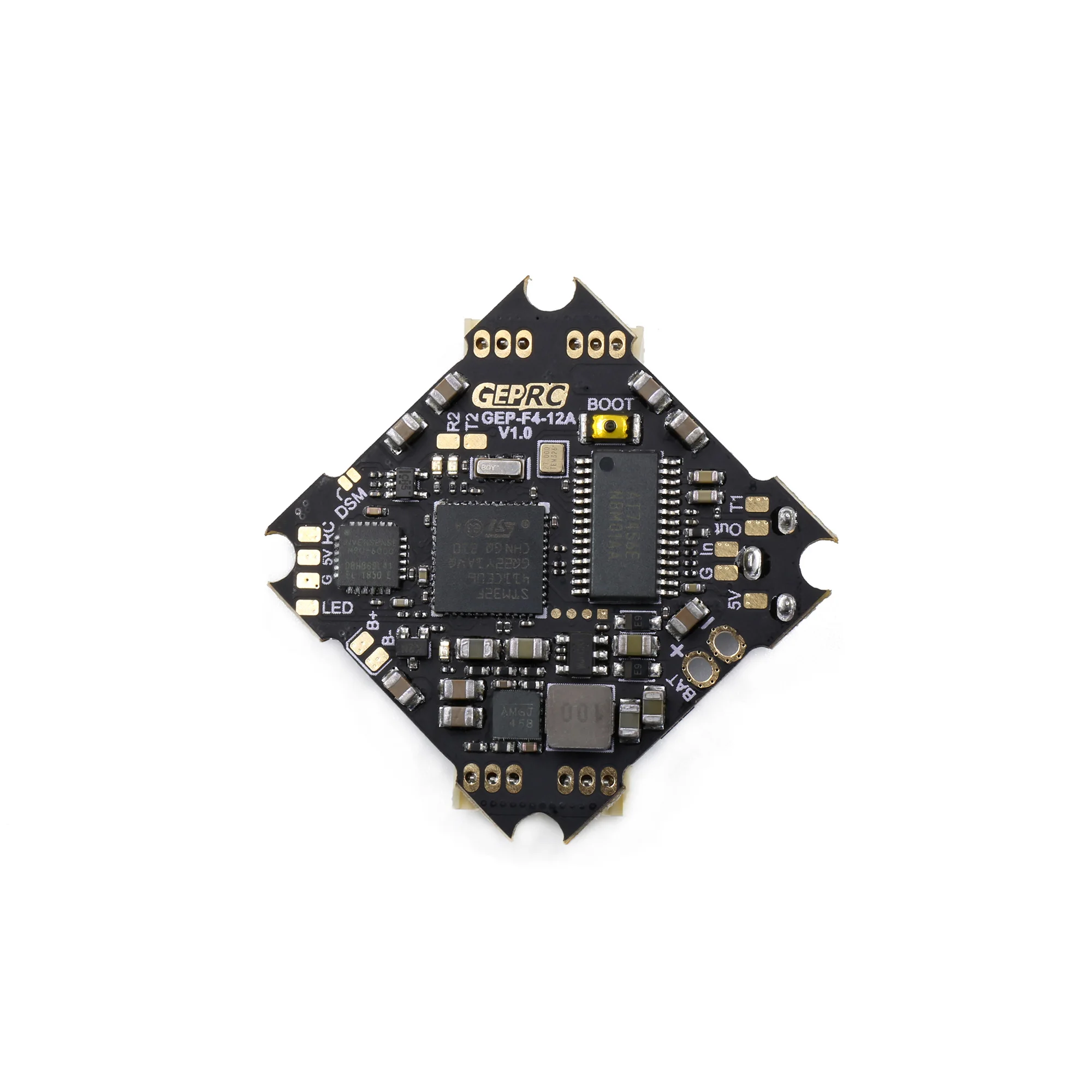 GEPRC GEP 12A F4 STM32F411 Контроллер полета и ESC Поддержка 2 ~ 4S Аккумулятор для крошечных
