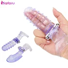 Вибратор с рукавом на палец, интимные игрушки для женщин, лесбиянок, Стимулятор точки G, клитора, Женский мастурбатор, товары для взрослых