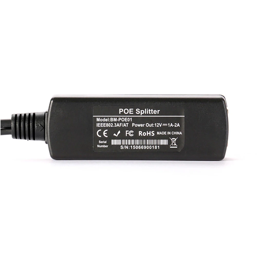 Активный сплиттер PoE адаптер питания через Ethernet кабель RJ45 24 В до 12 2A IEEE802.3af/at Gigabit POE