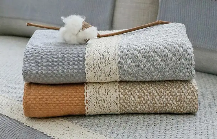 90 см хлопок диван крышка полотенце секторный Чехол анти скольжение двойной