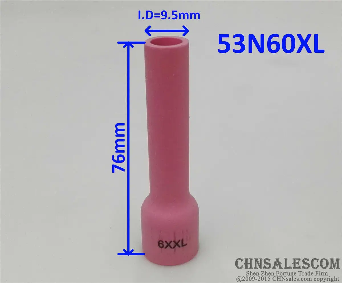 CHNsalescom 19 шт. TIG факел газовый объектив длинная насадка запчасти комплект для WP 9/20/25