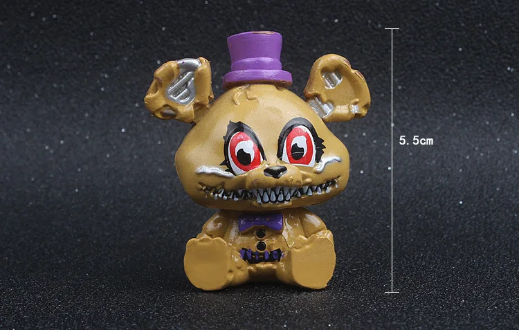 8 шт./лот 6,5 см Five Nights at Freddy фигурка АНИМАТРОНИКА Fnaf куклы