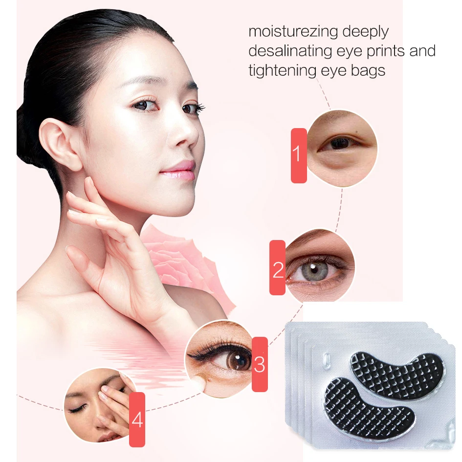 2018 новая кристальная коллагеновая маска под глазами против морщин патчи для глаз