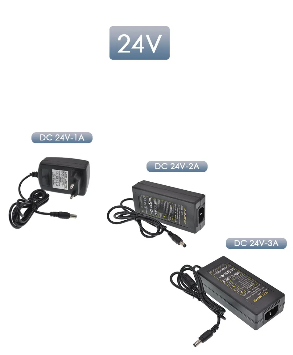 Адаптер питания AC110V 220V к DC 5V 12V 24V трансформатор освещения 1A 2A 3A 5A 6A 8A EU US AU UK зарядное устройство для светодиодной ленты