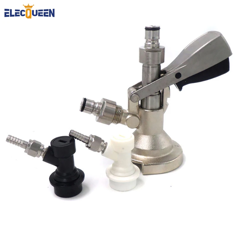 

A Type Keg Couplers Beer Dispenser with Gas & Liquid Ball Lock Post 2019 New Arrival Beer Growler Accessories