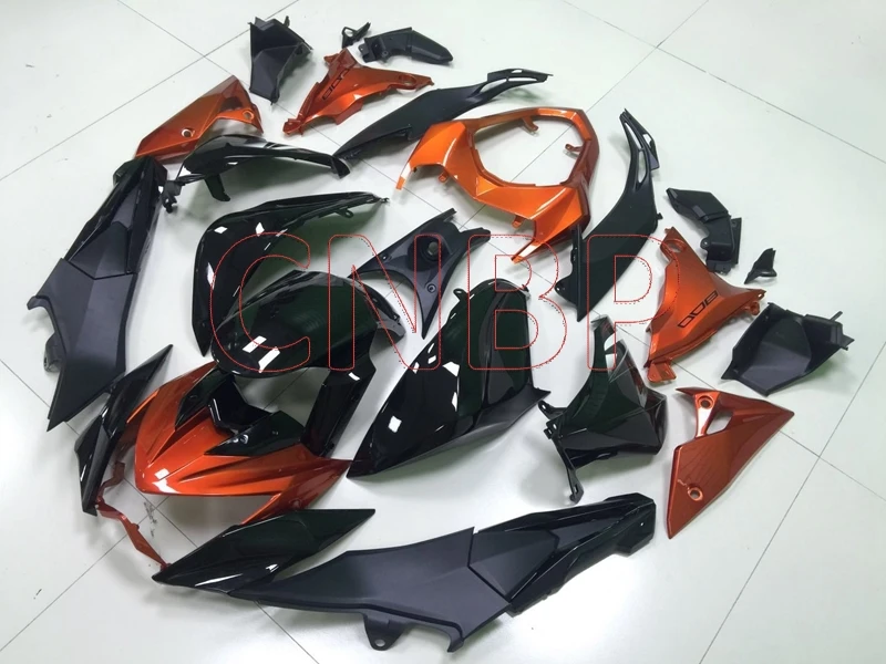 Кузов для Kawasaki Z800 2013- Оранжевый Черный Кузов для Kawasaki Z800 15 16 Обтекатели для Кавасаки Z800 без краски
