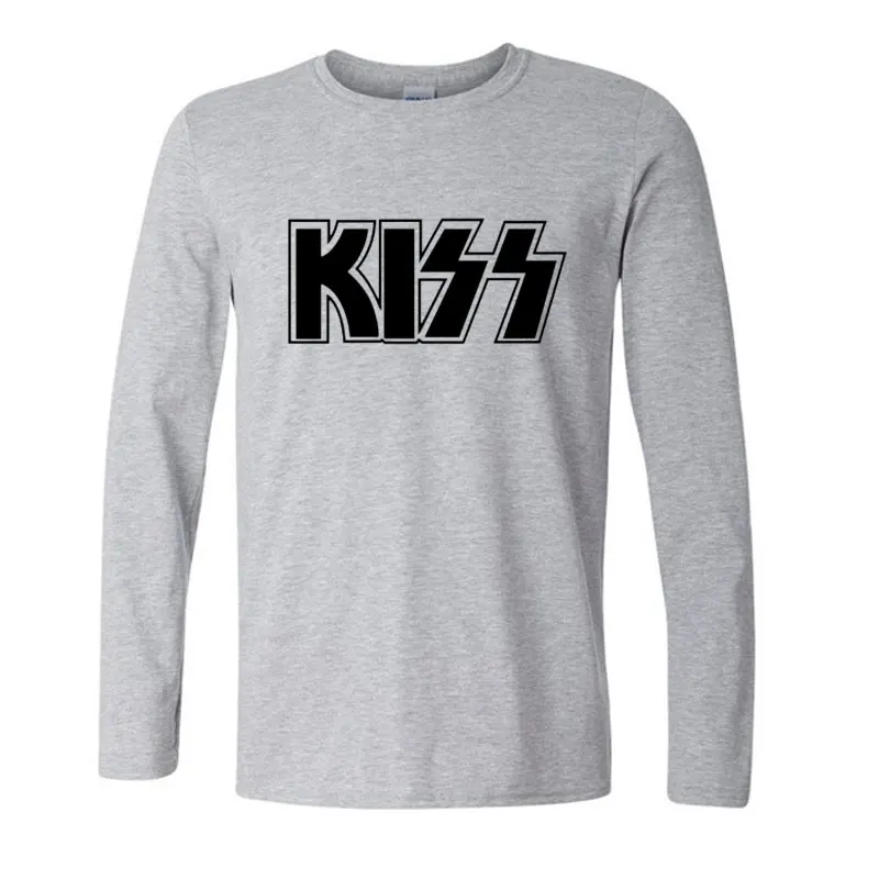 Новая мужская футболка с длинным рукавом размера плюс хлопковая Повседневная