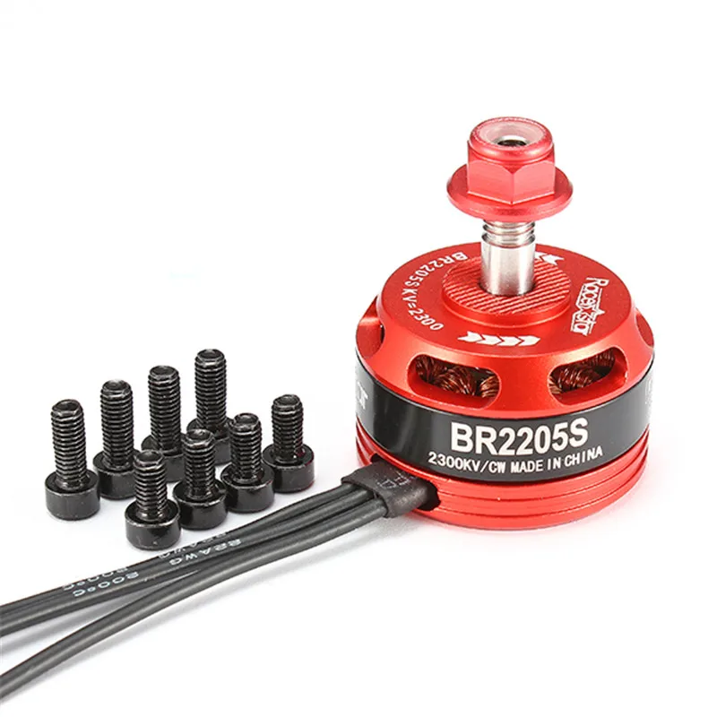 4 шт. Racerstar Racing Edition 2205S BR2205S 2300KV 2-4S бесщеточный мотор красный для X210 220 QAV250 FPV рама RC