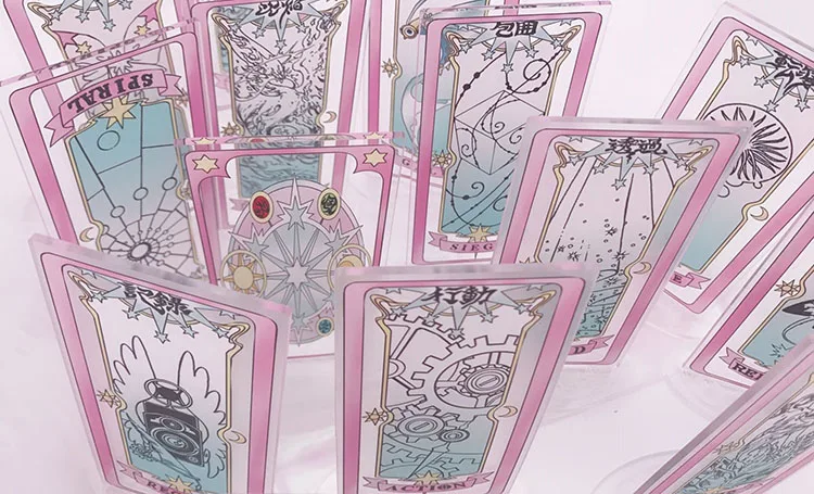 new Drop Ship Card Captor Sakura Claer Fancy Magic Transparent Clow With Stage Cosplay Prop Acrylic | Тематическая одежда и