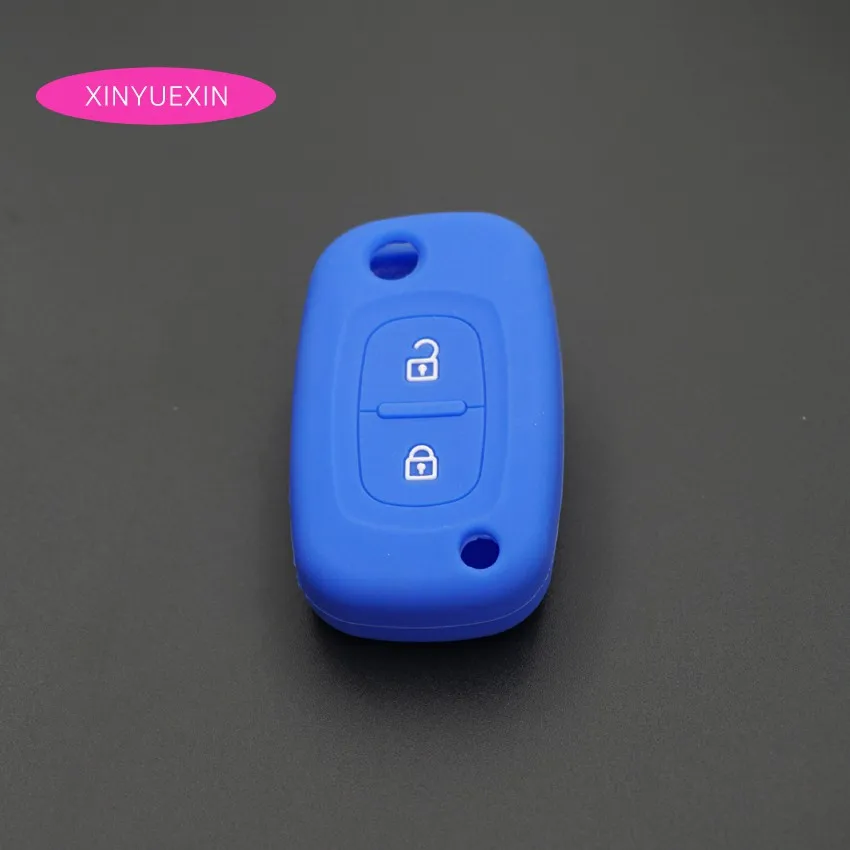 Xinyuexin силиконовый гелевый Чехол для ключей Fob чехол Renault Clio Megane Duster Sandero Kangdoo Captur