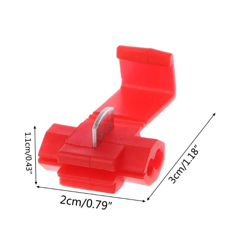 

AUTO 10pcs 2 Pin T Shape Wire Cable Connectors Terminals Crimp Scotch Lock Quick Splice Electrical Car Audio Kit Tool
