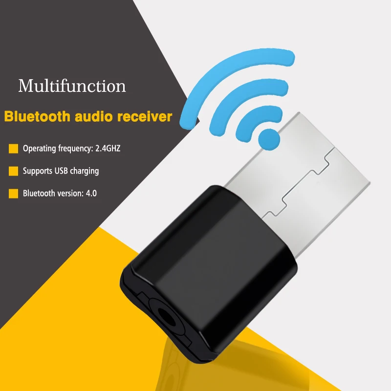 Мини Портативный приемник Bluetooth адаптер музыке стерео Беспроводной аудио