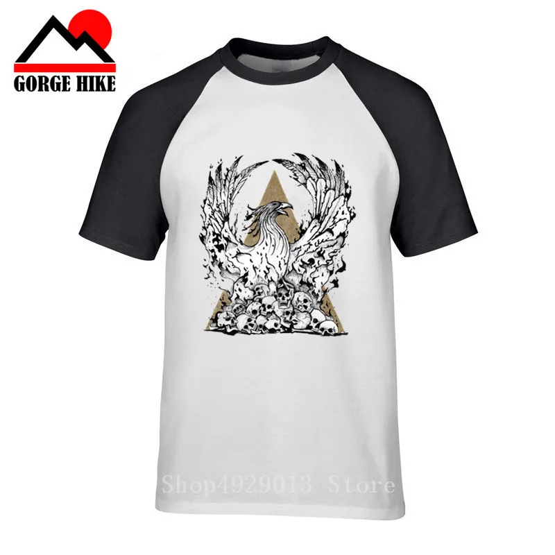 Футболка с принтом Голодные игры Феникс модная мужская футболка забавным Rebirth Angel