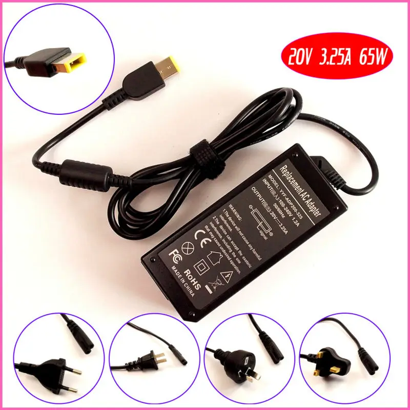 

20V 3.25A 65W Laptop Ac Adapter Charger for Lenovo / Thinkpad ADP-65XB A ADLX65NCC3A ADLX65NDC3A ADLX65NLC2A PA-1650-37LC