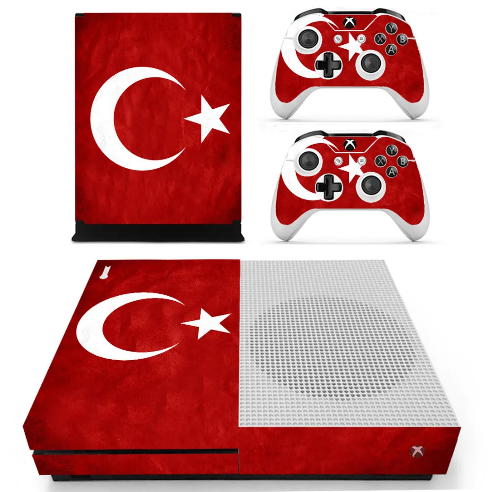 Наклейка для Microsoft Xbox One S и 2 контроллера Виниловая наклейка кожи турецкий