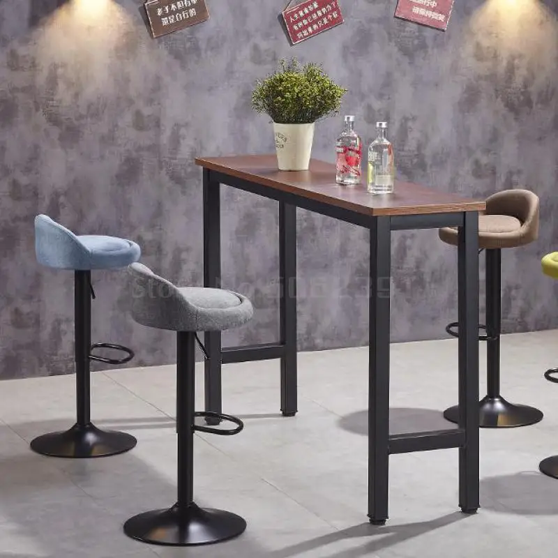 Барный стул современный простой барный подъемник и вращение подголовник для